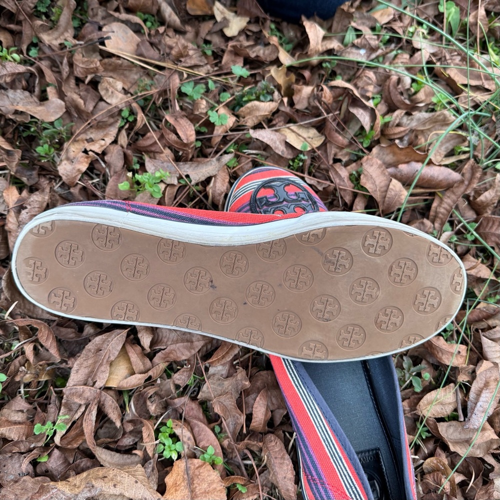 Tory Burch Multicolor Striped Flats - Picture 8 of 12